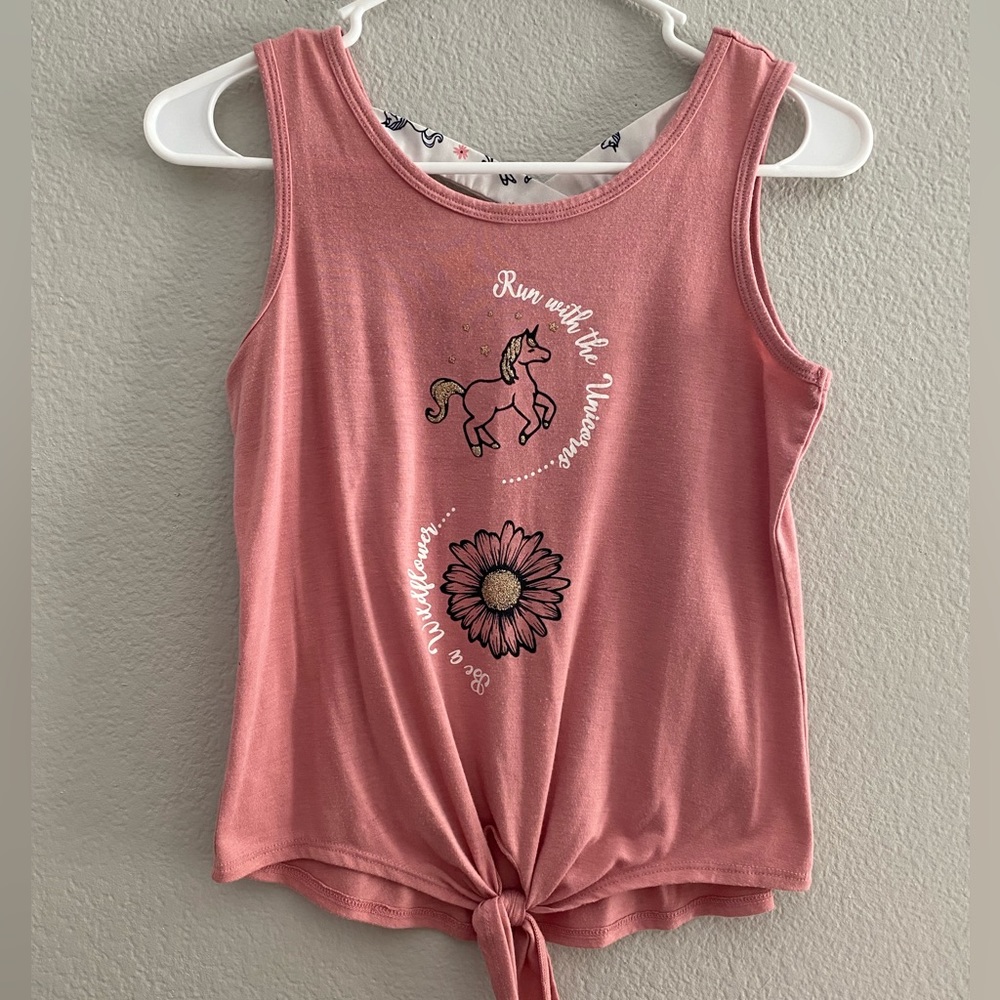 Lily Blue Girls Tank Top pink